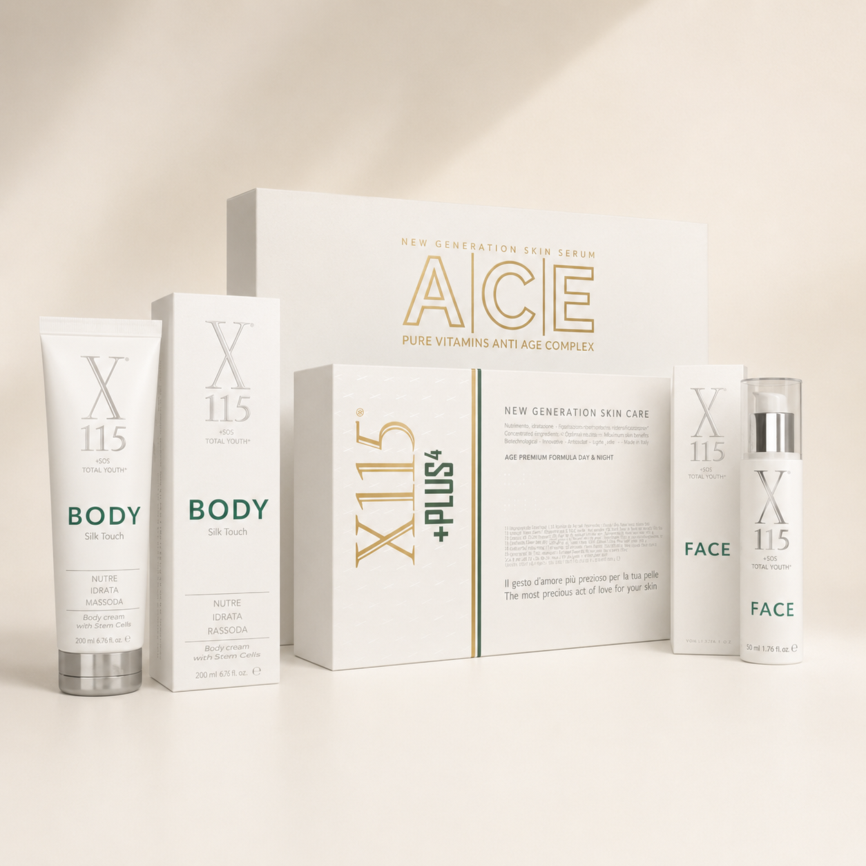 X115 +PLUS4 nutricosmetic treatment