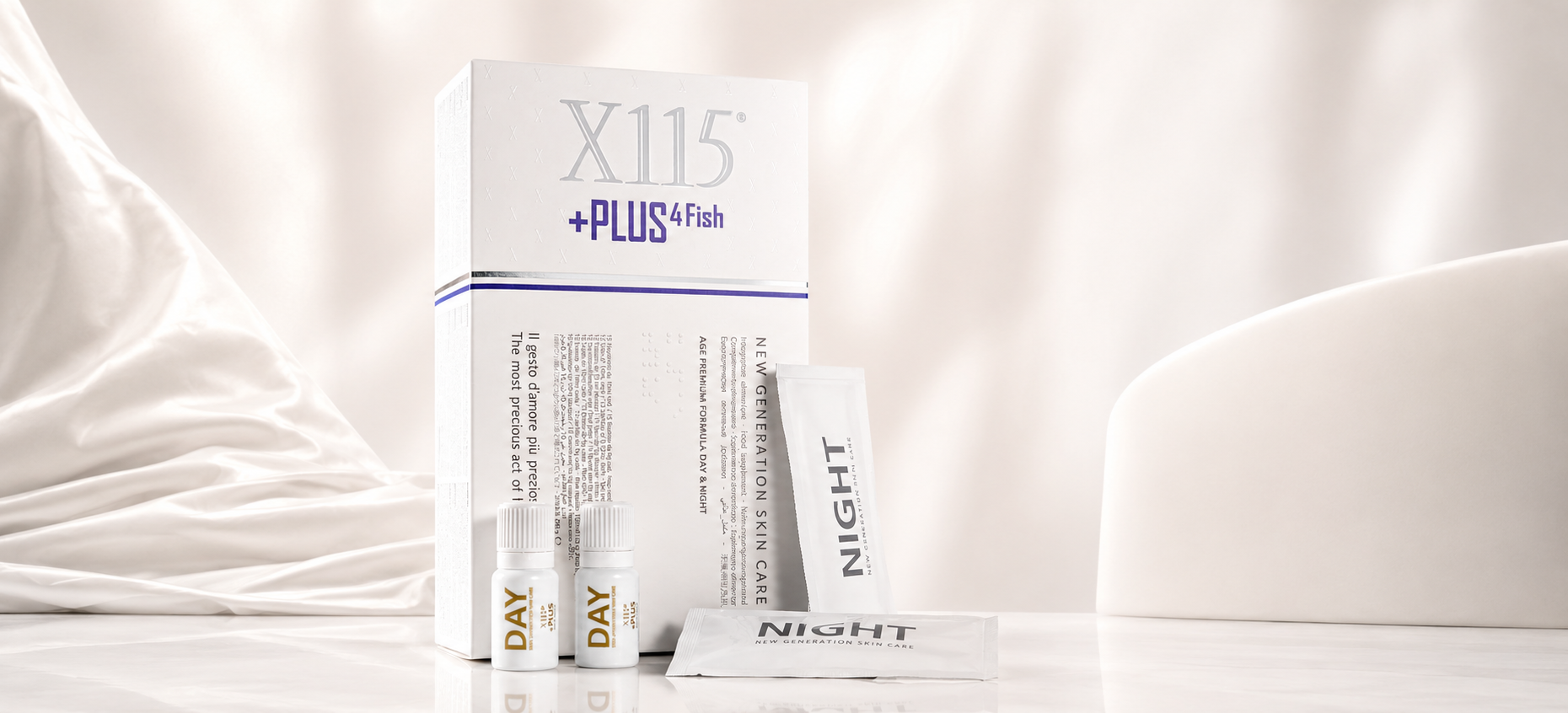 X115 +PLUS4 FISH with marine collagen
